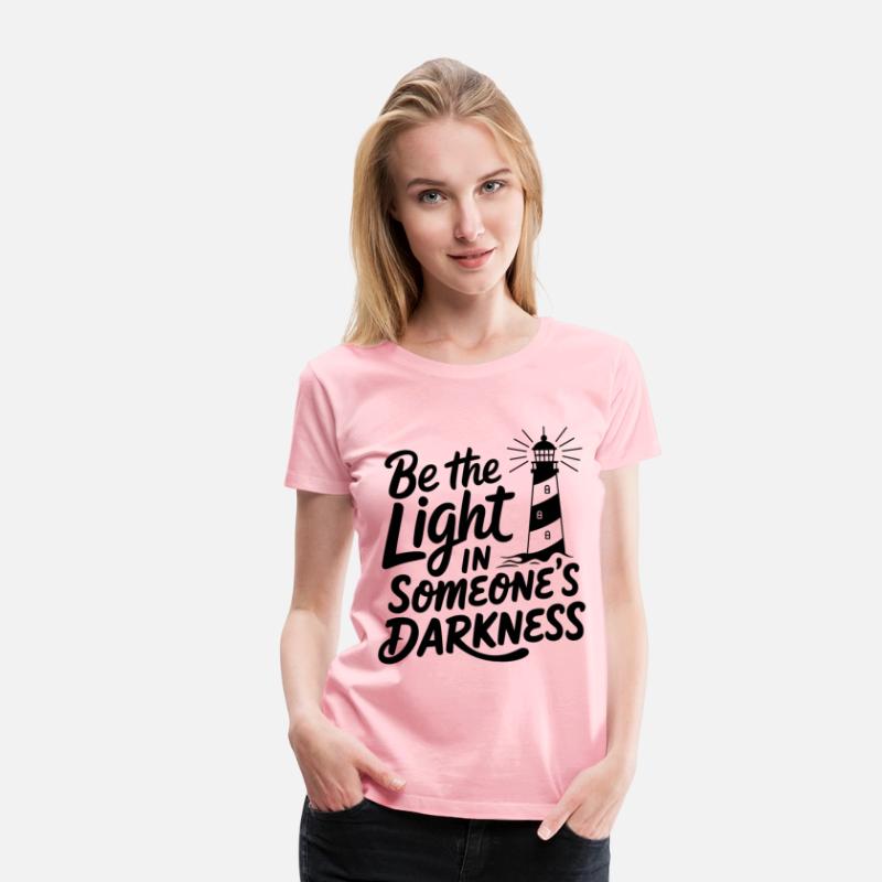 Lighthouse motivational saying - Positive thinking