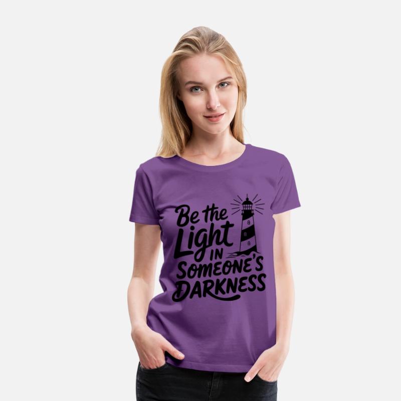 Lighthouse motivational saying - Positive thinking