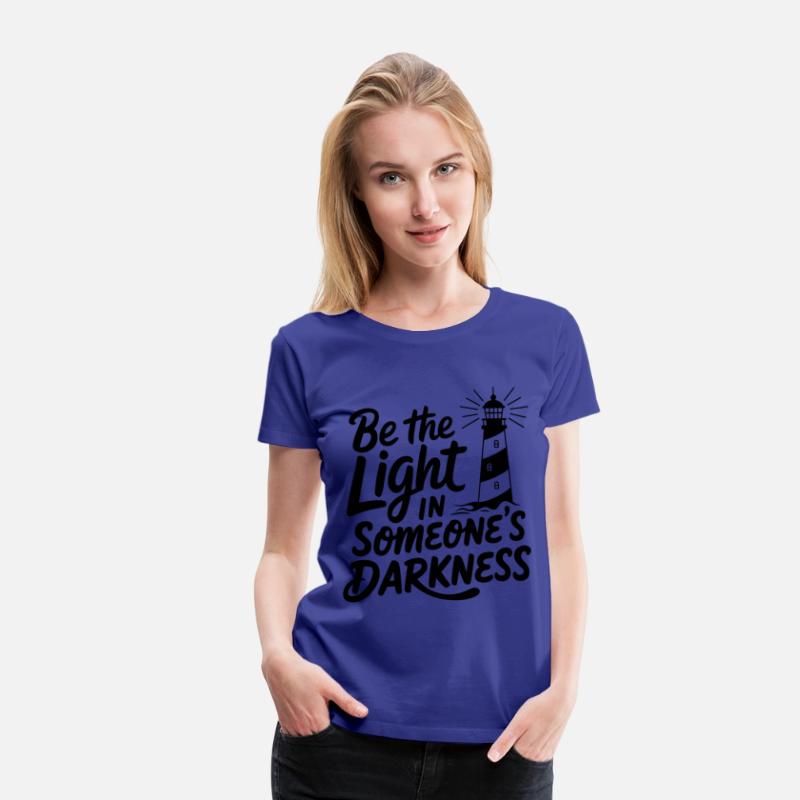 Lighthouse motivational saying - Positive thinking