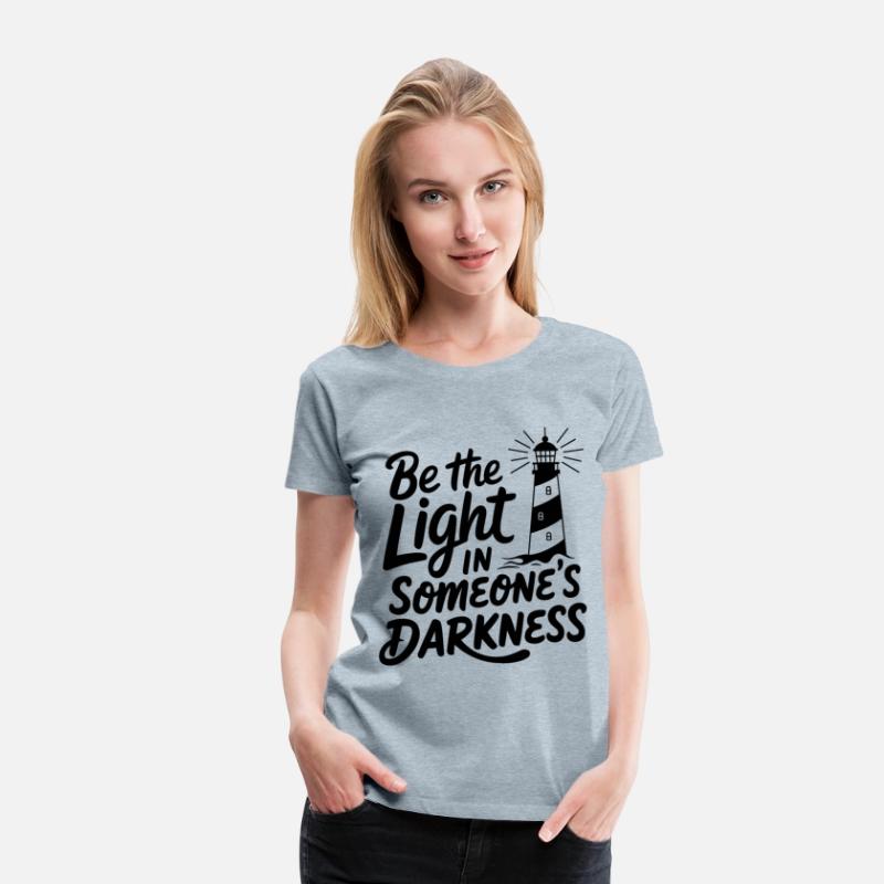 Lighthouse motivational saying - Positive thinking