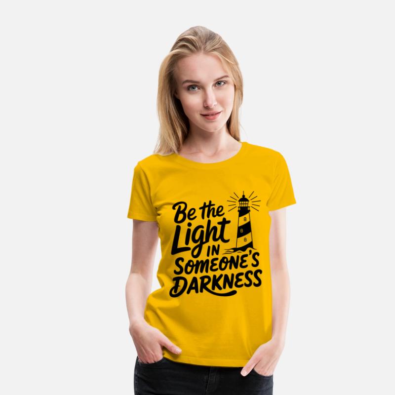 Lighthouse motivational saying - Positive thinking