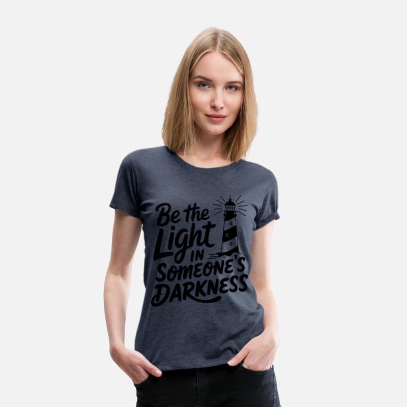 Lighthouse motivational saying - Positive thinking