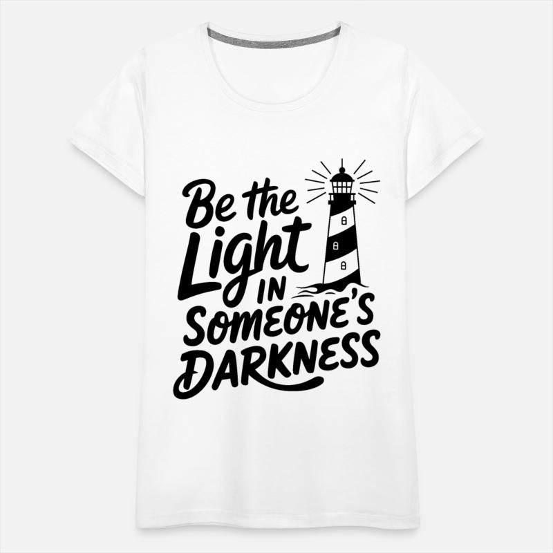 Lighthouse motivational saying - Positive thinking
