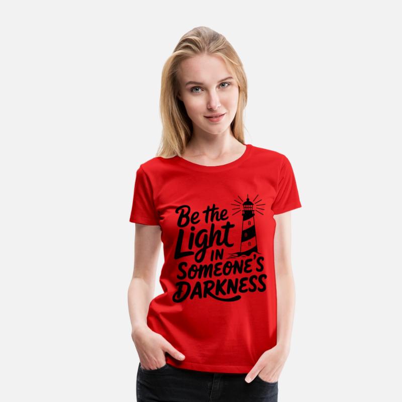 Lighthouse motivational saying - Positive thinking