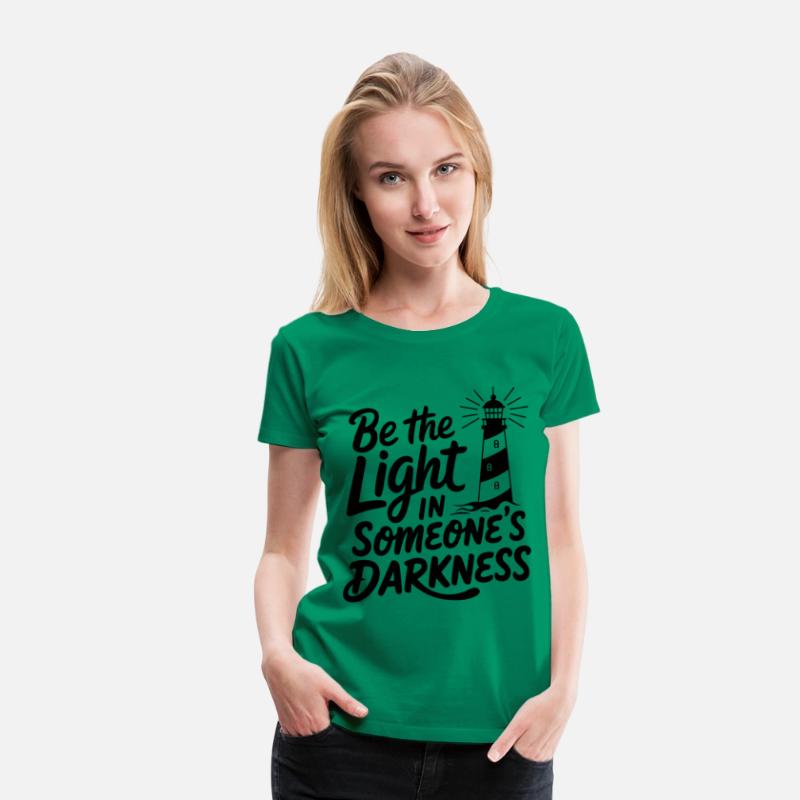 Lighthouse motivational saying - Positive thinking