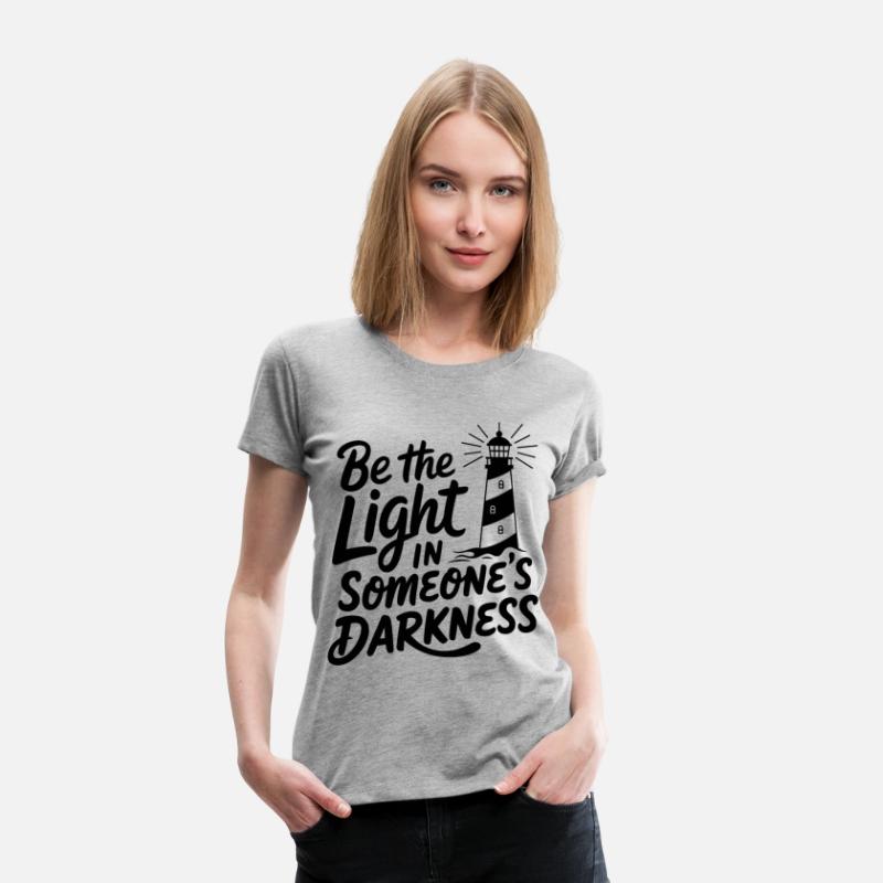 Lighthouse motivational saying - Positive thinking