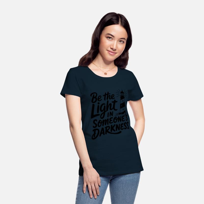 Lighthouse motivational saying - Positive thinking
