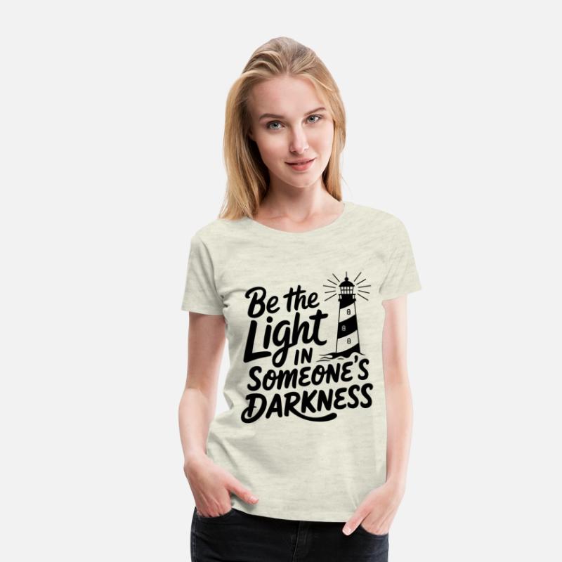 Lighthouse motivational saying - Positive thinking