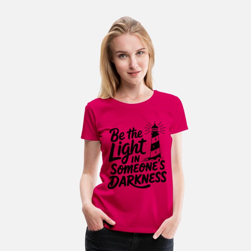 Lighthouse motivational saying - Positive thinking