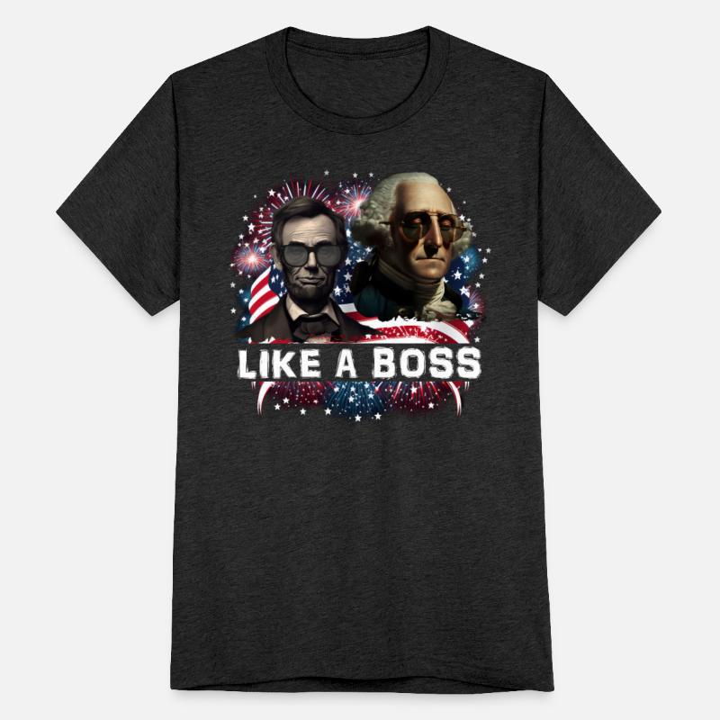 Lincoln & Washington Like a Boss Independence Day