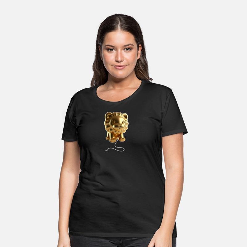 Lion Gold Balloon