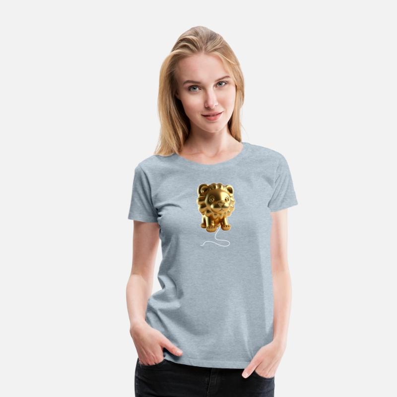 Lion Gold Balloon