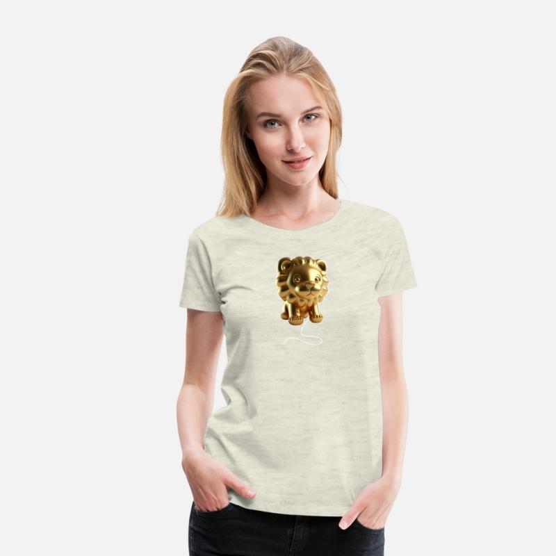 Lion Gold Balloon