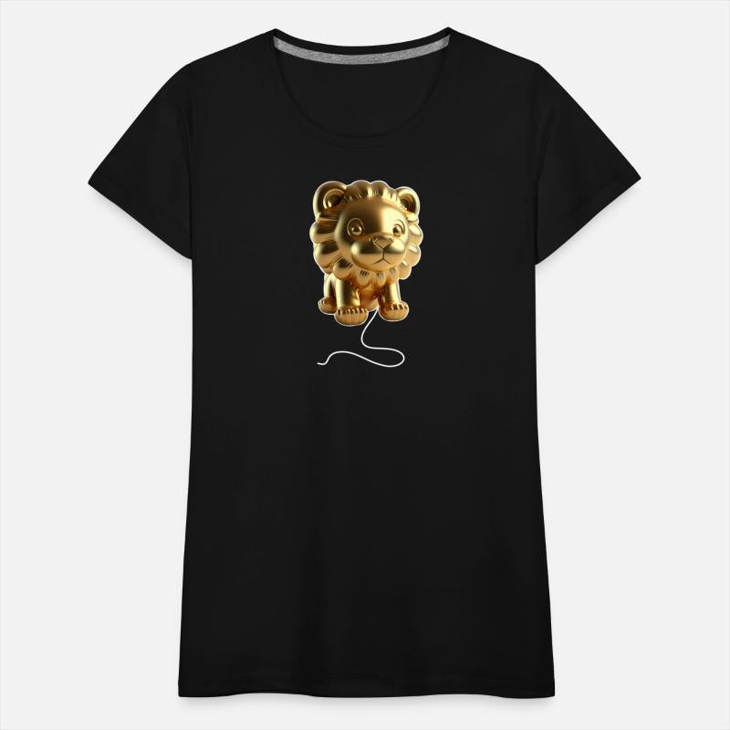 Lion Gold Balloon