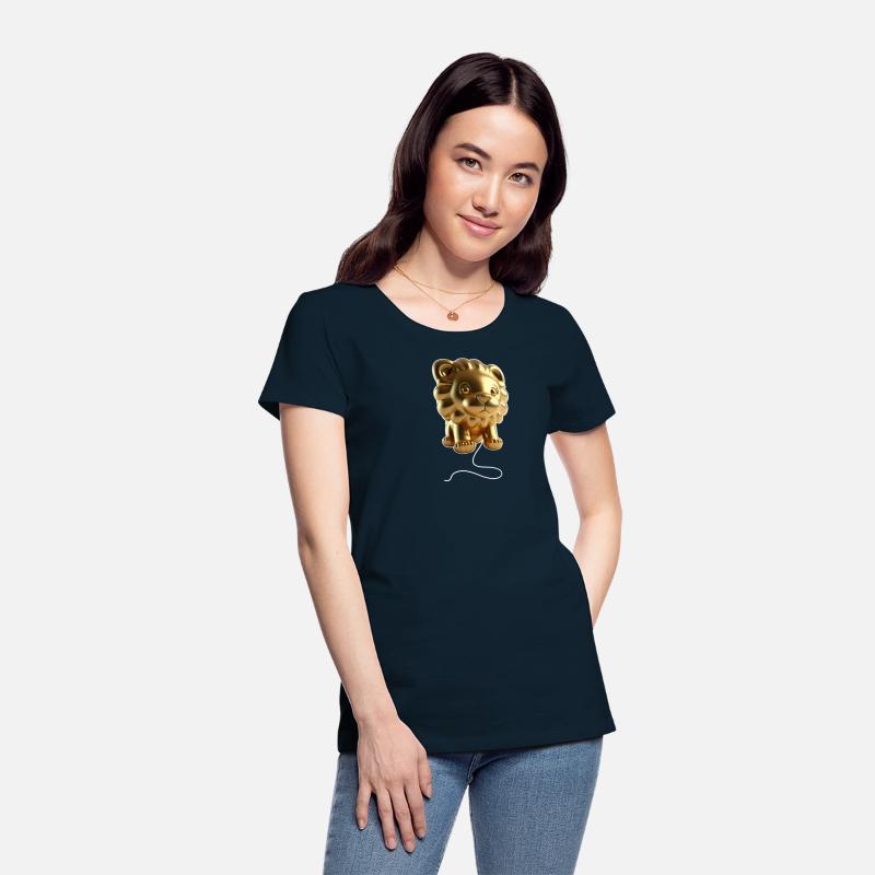 Lion Gold Balloon