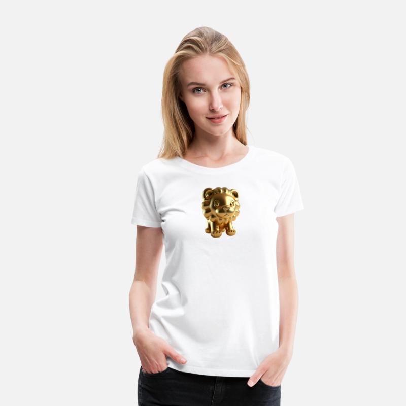 Lion Gold Balloon