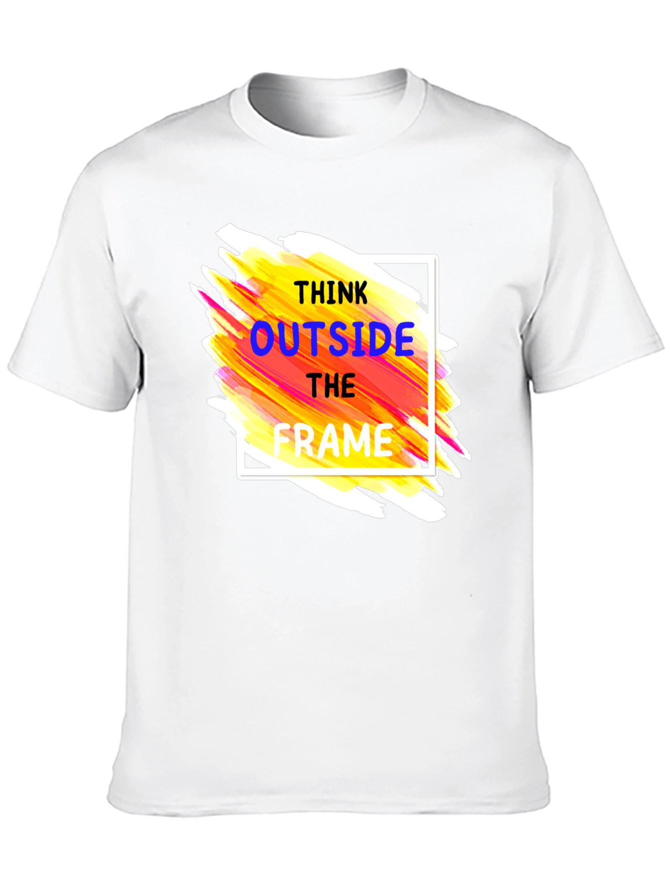 Think Outside the Frame Graphic Tee - Black