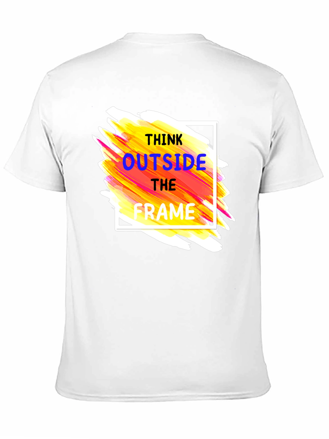 Think Outside the Frame Graphic Tee - Black