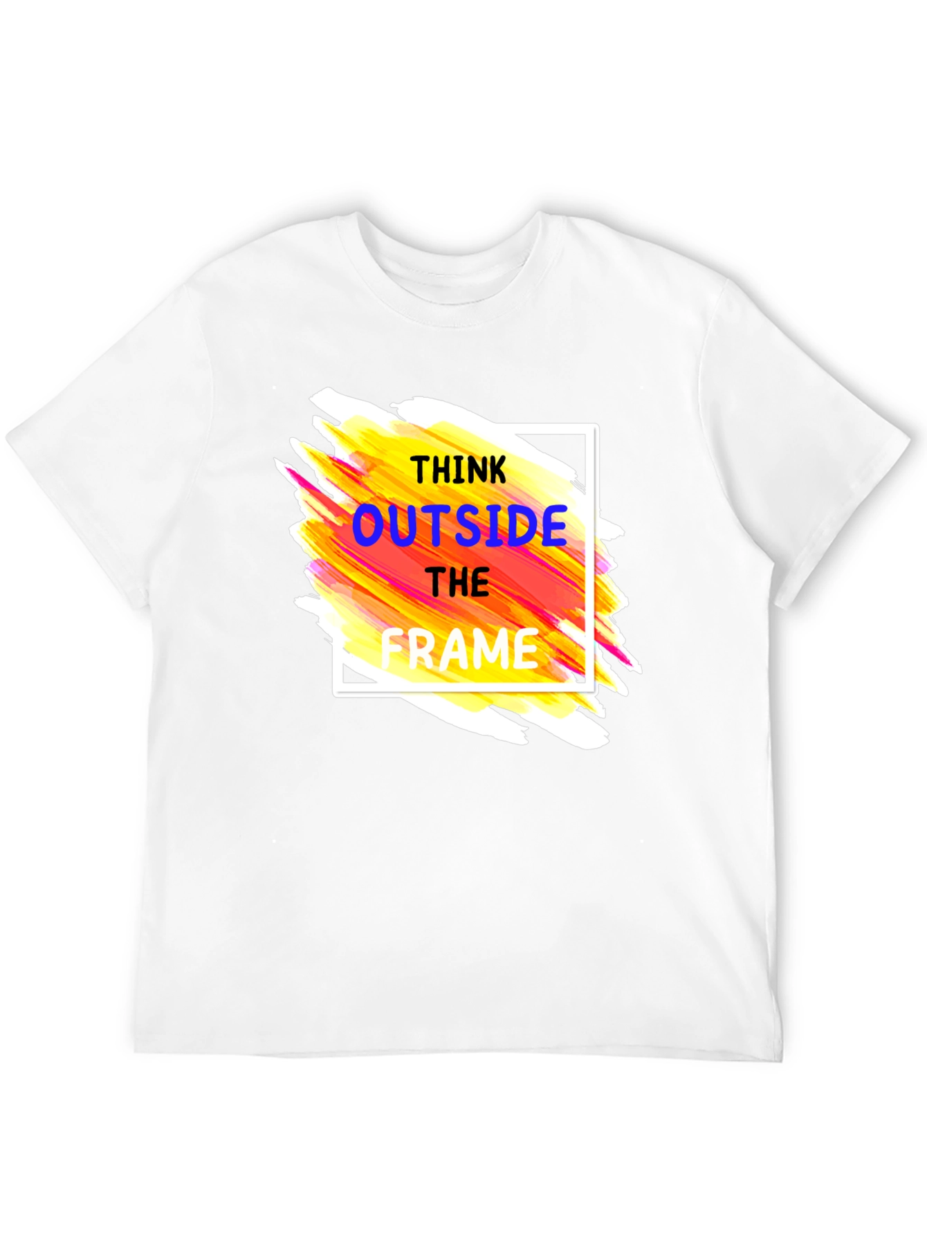 Think Outside the Frame Graphic Tee - Black