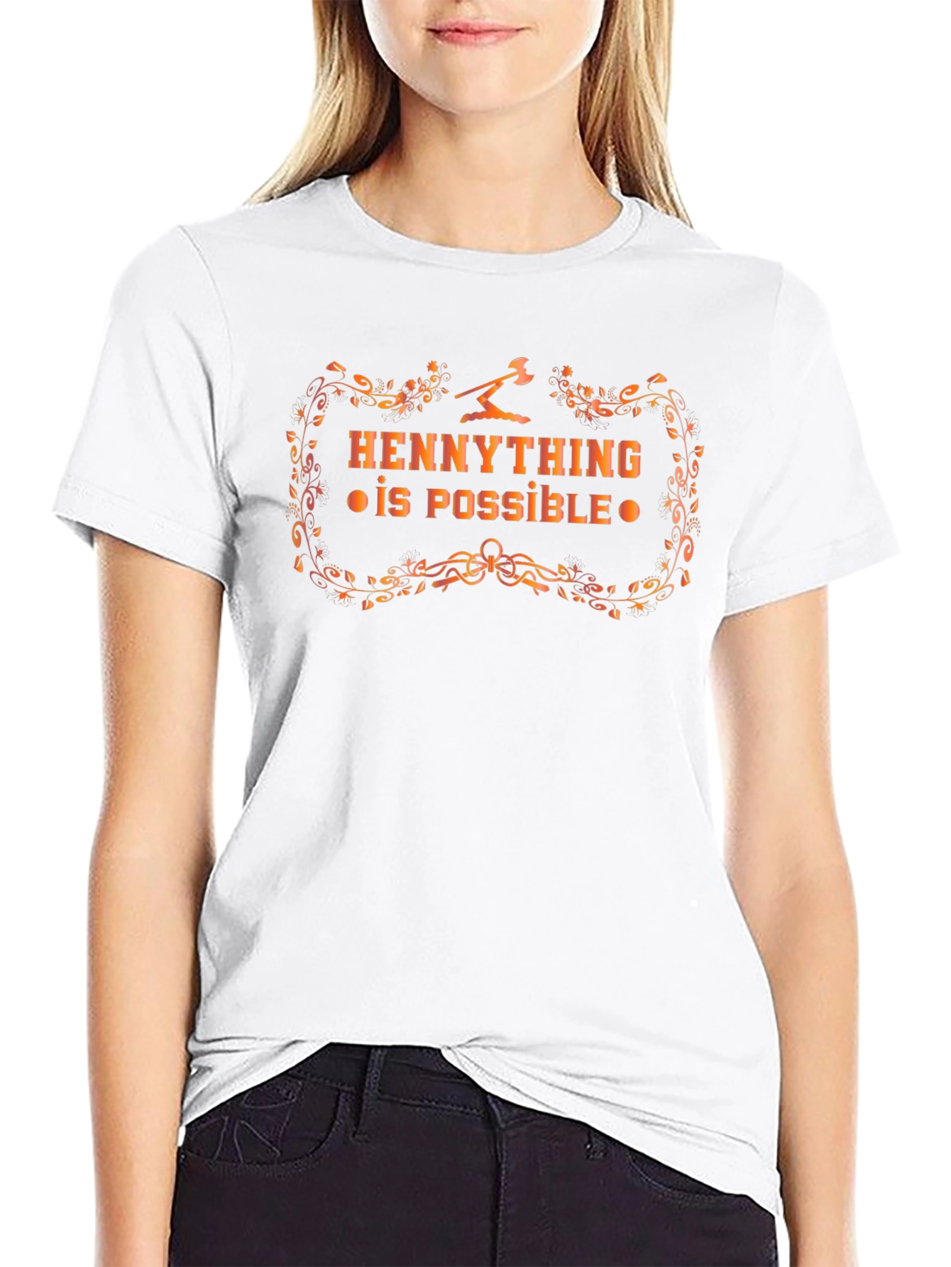 Hennything is Possible Black T-Shirt