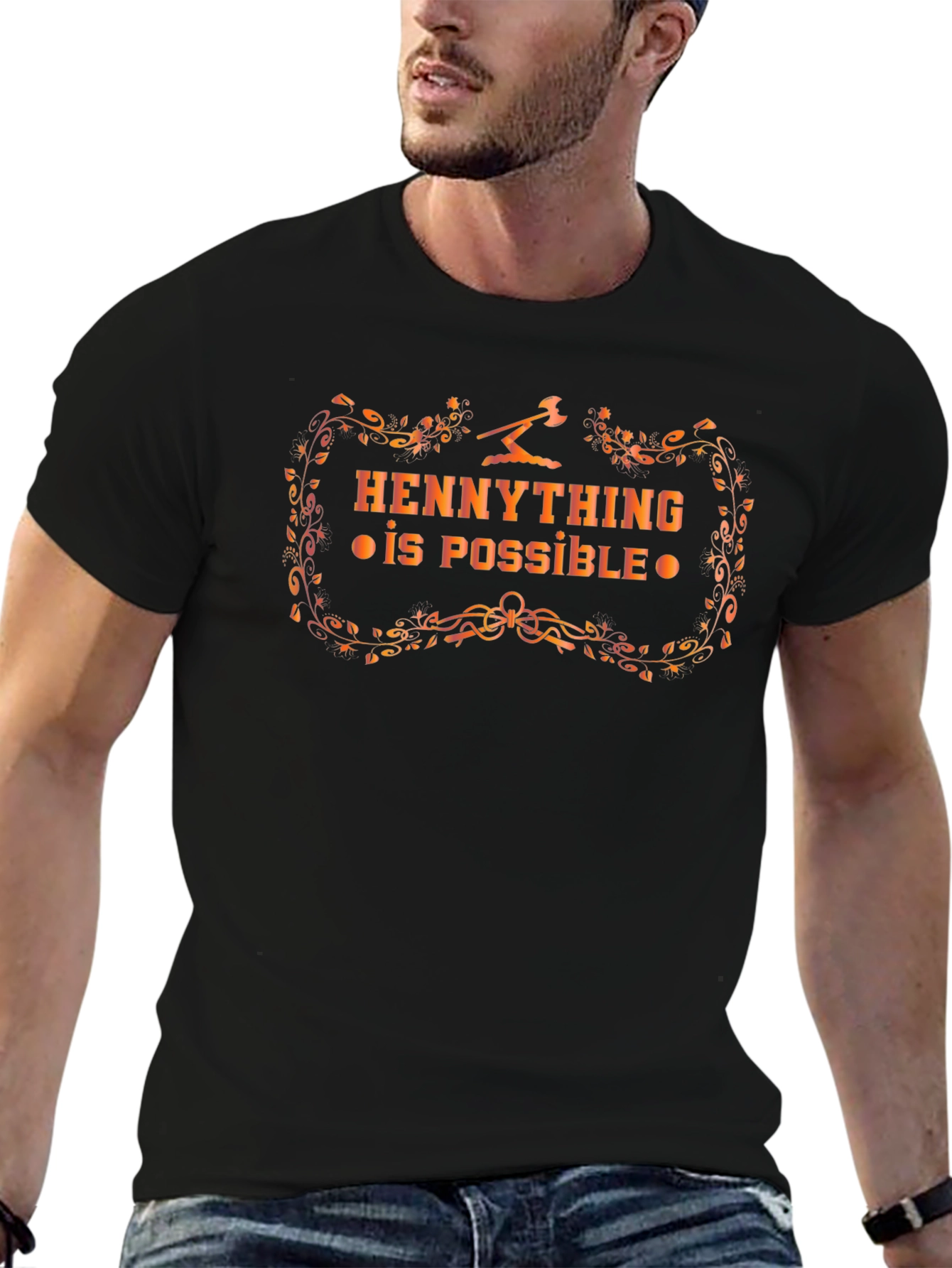Hennything is Possible Black T-Shirt