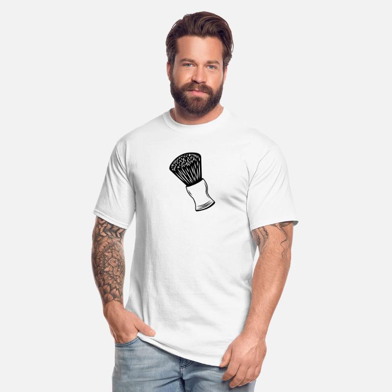 Logo barber shaving brush