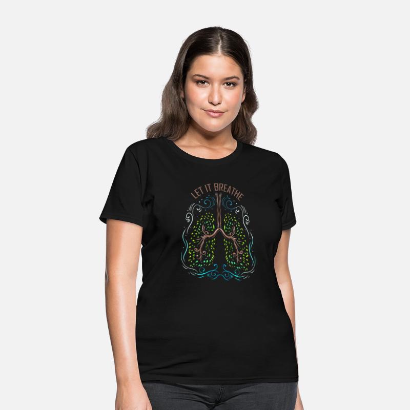 Logo Let It Breath - Green Lung Out Of Trees For