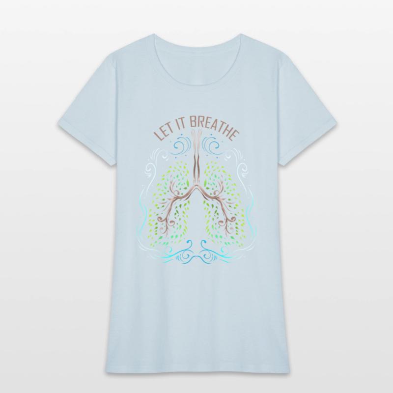 Logo Let It Breath - Green Lung Out Of Trees For
