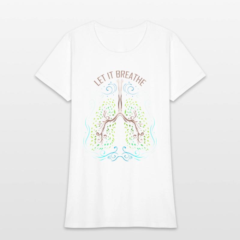 Logo Let It Breath - Green Lung Out Of Trees For