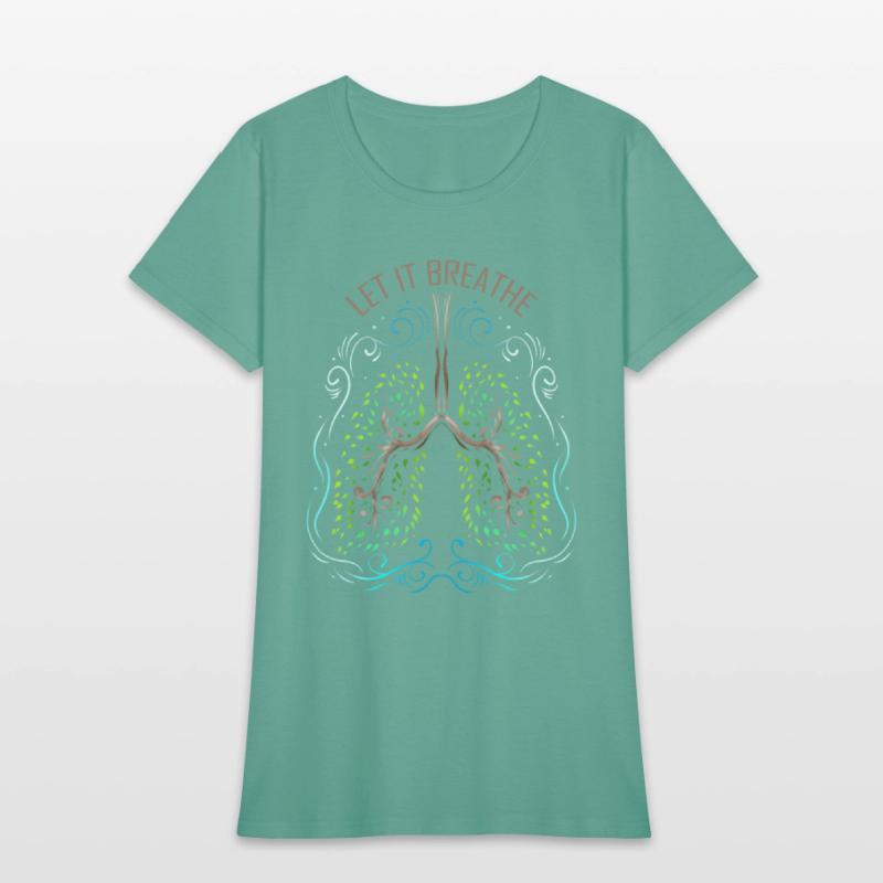 Logo Let It Breath - Green Lung Out Of Trees For