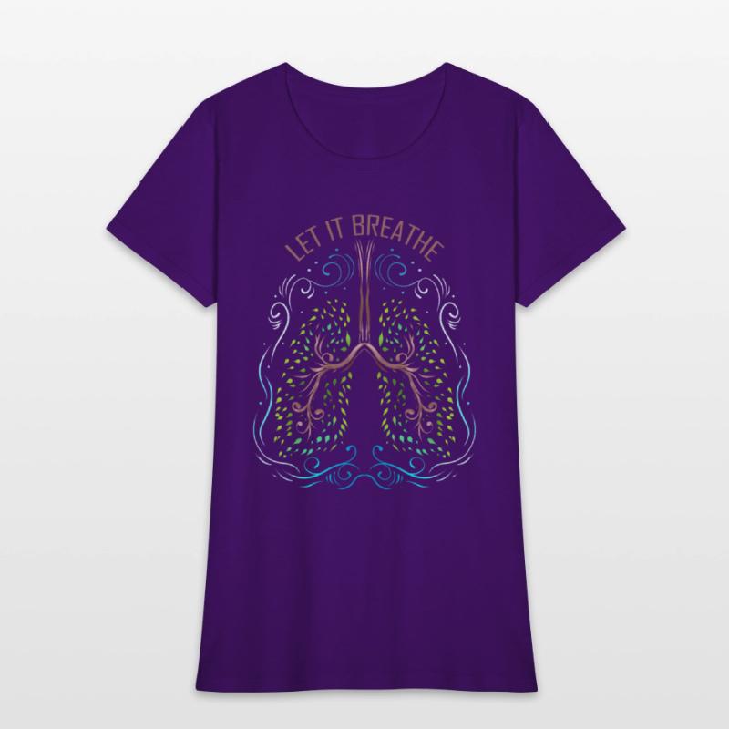 Logo Let It Breath - Green Lung Out Of Trees For