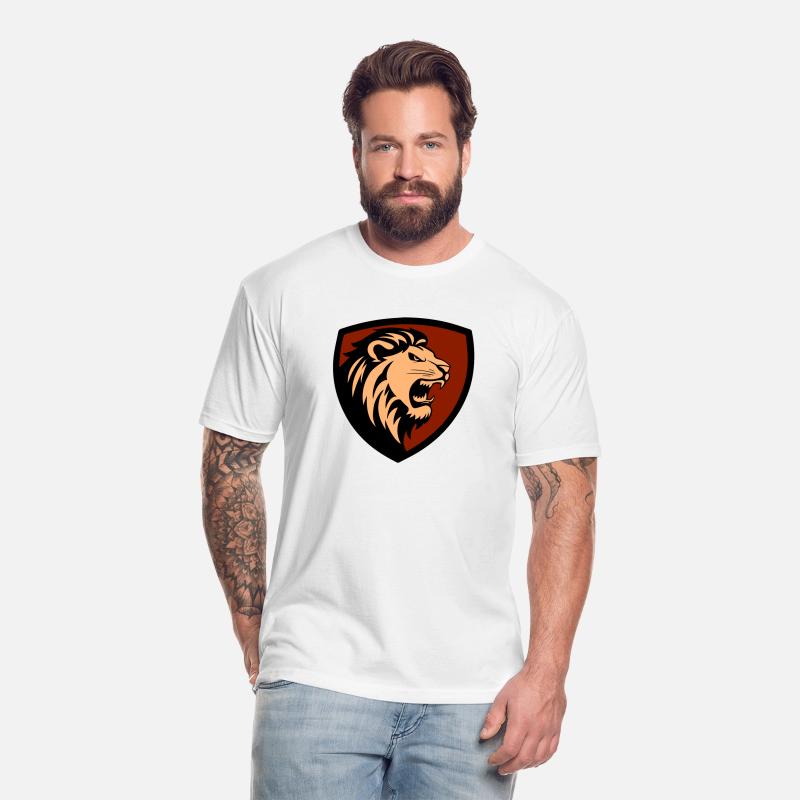 Logo of a roaring lion and a shield