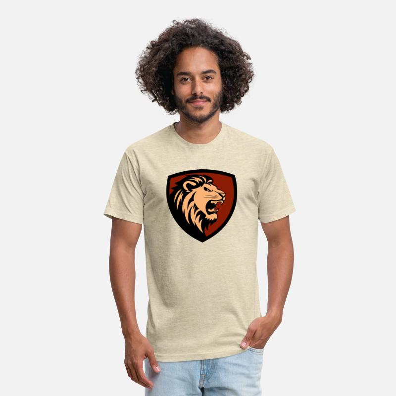 Logo of a roaring lion and a shield