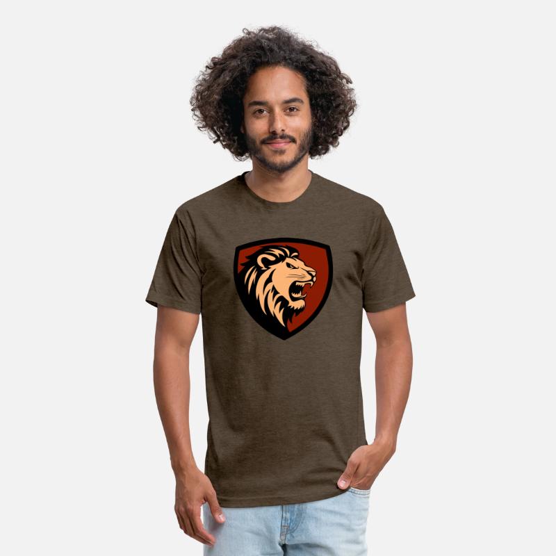 Logo of a roaring lion and a shield