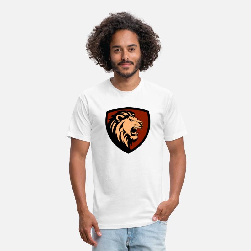 Logo of a roaring lion and a shield