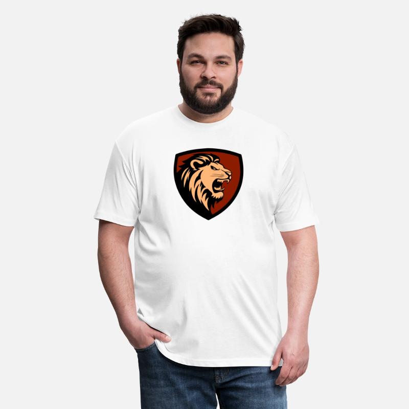 Logo of a roaring lion and a shield