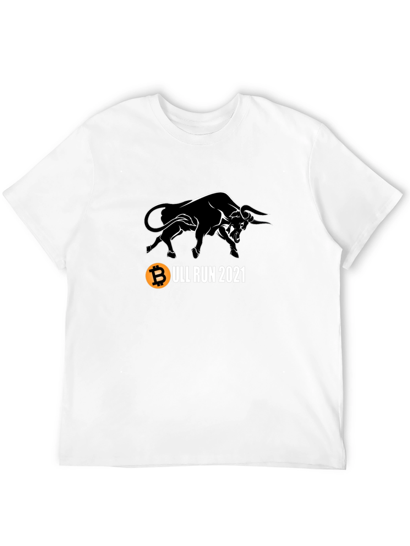 Bitcoin Bull Run 2021 Black T-Shirt