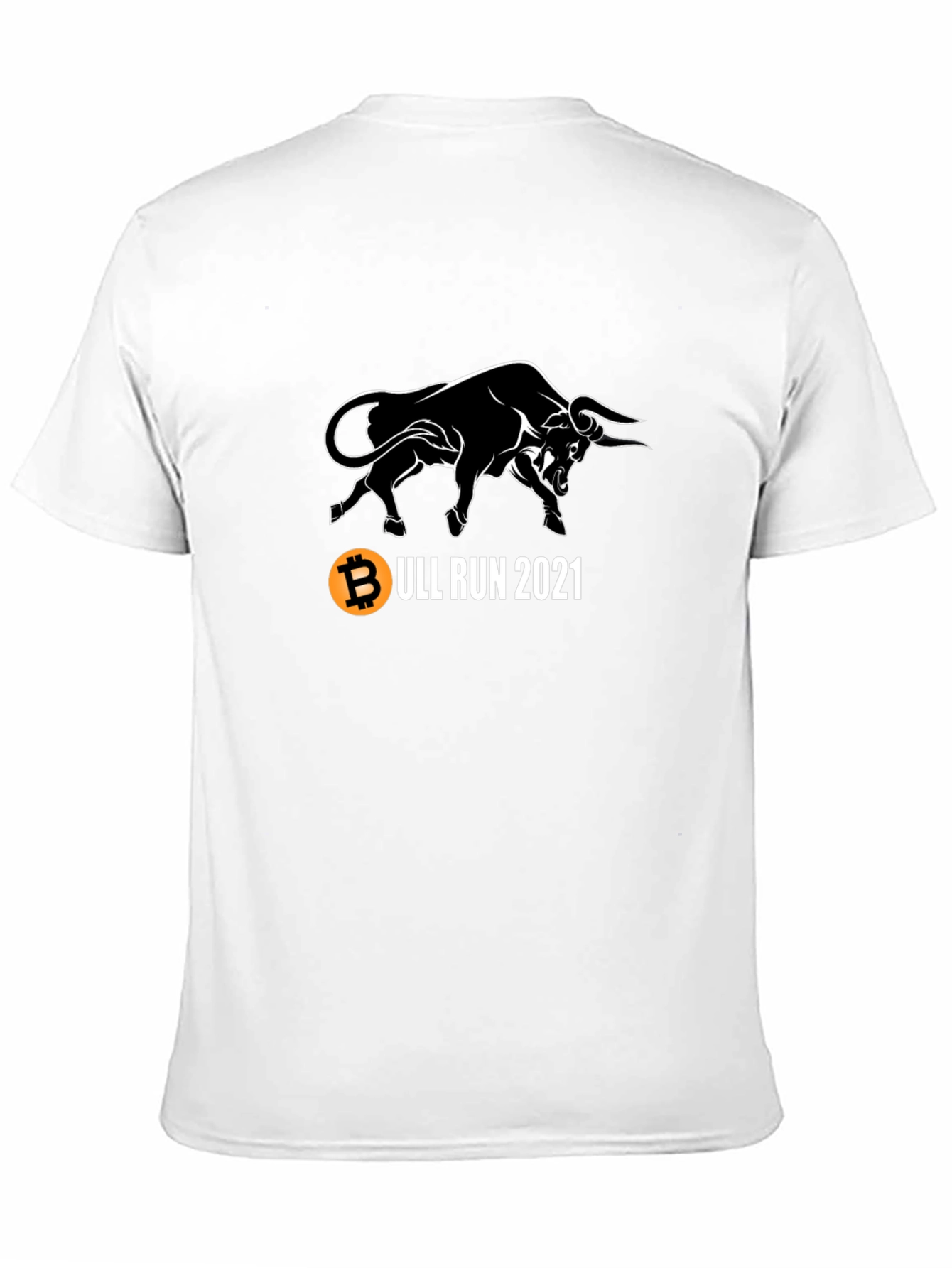 Bitcoin Bull Run 2021 Black T-Shirt