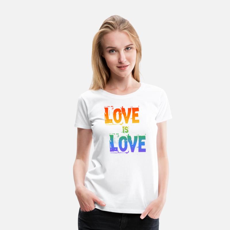 love is love letter rainbow colored