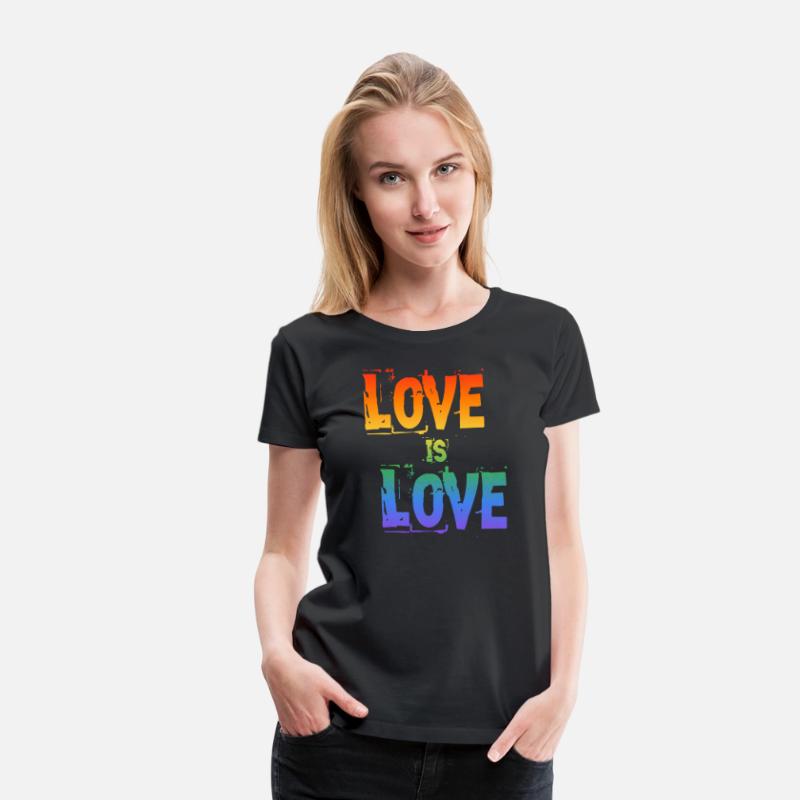 love is love letter rainbow colored