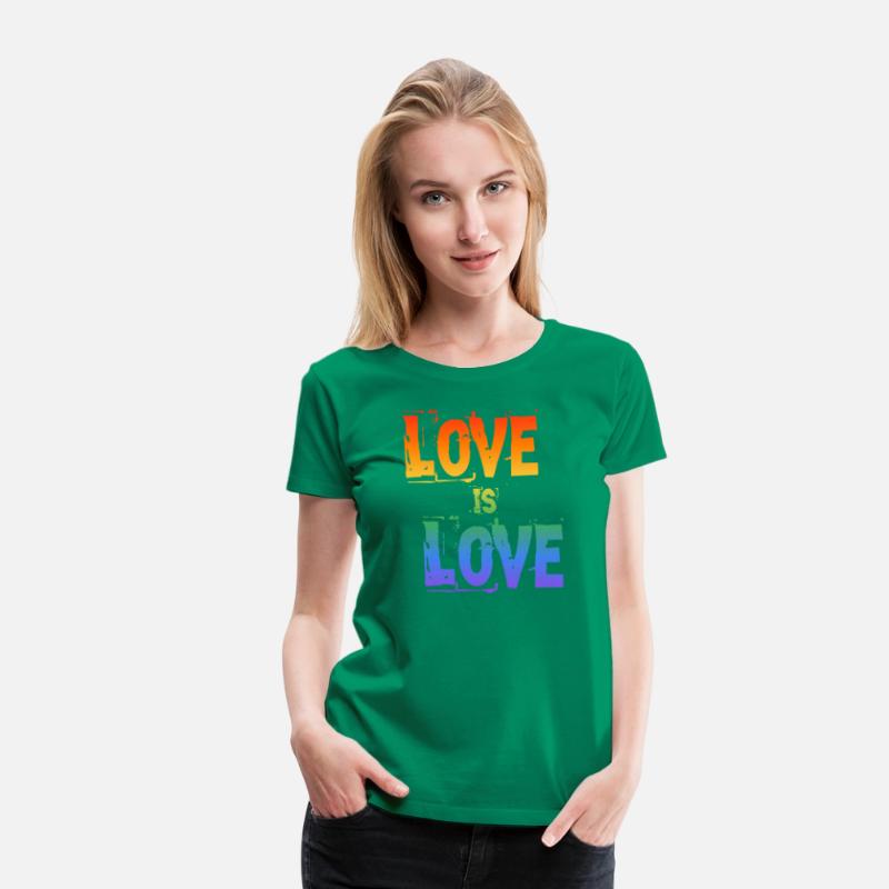 love is love letter rainbow colored