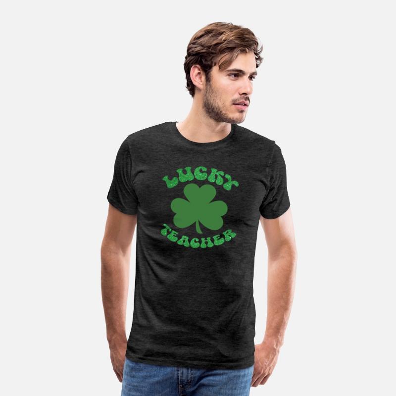 lucky teacher GLITTER shirt irish st patricks day