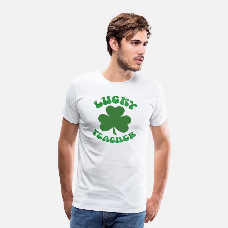 lucky teacher GLITTER shirt irish st patricks day