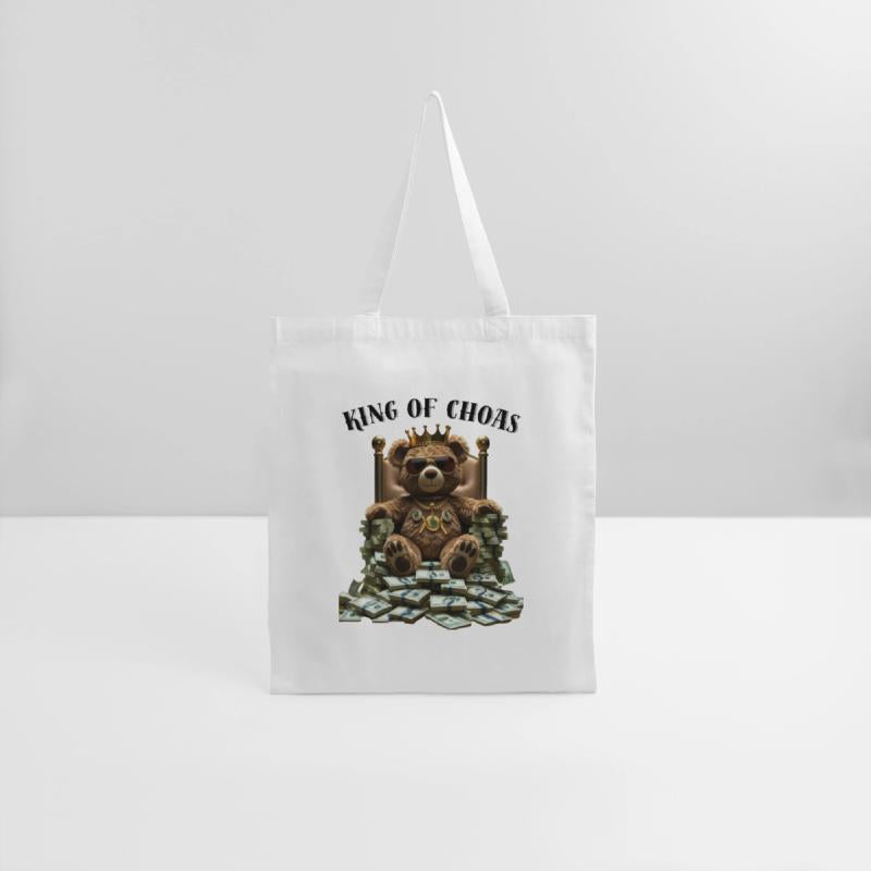 Luxurious Teddy Bear with Crown and Cash