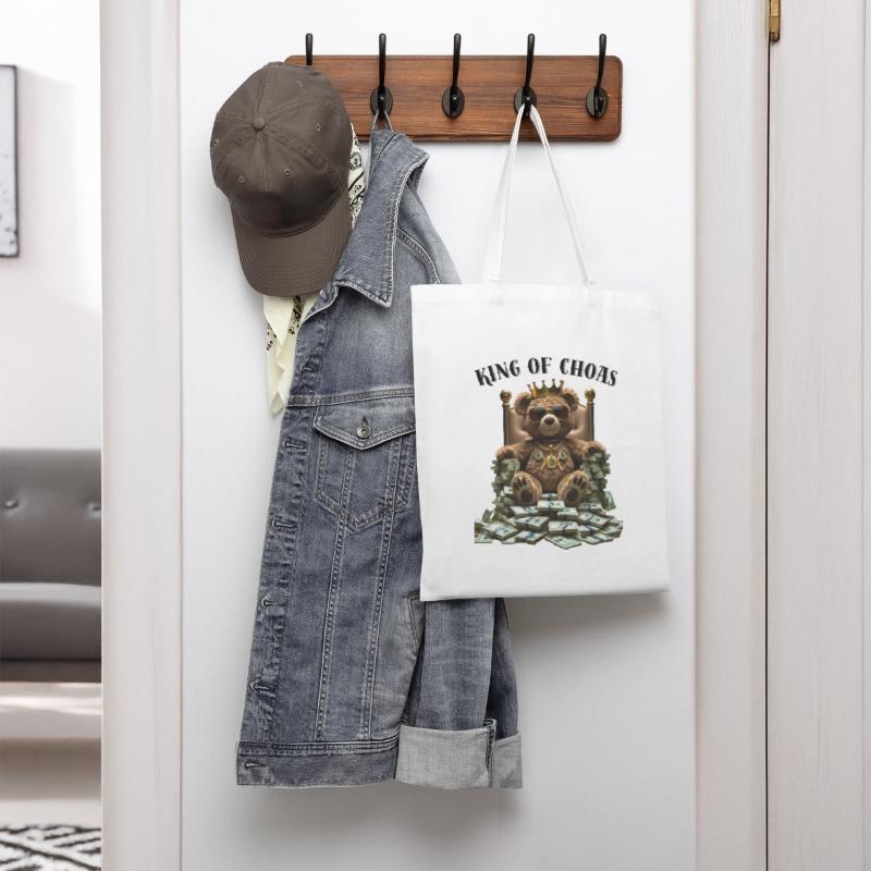 Luxurious Teddy Bear with Crown and Cash