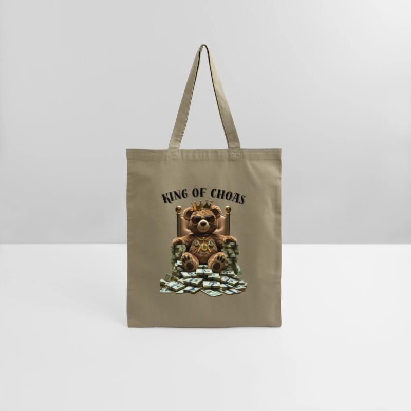 Luxurious Teddy Bear with Crown and Cash