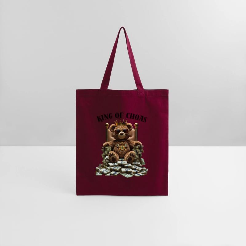 Luxurious Teddy Bear with Crown and Cash
