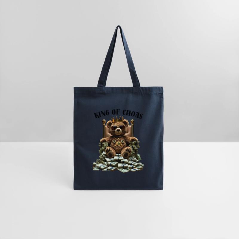 Luxurious Teddy Bear with Crown and Cash
