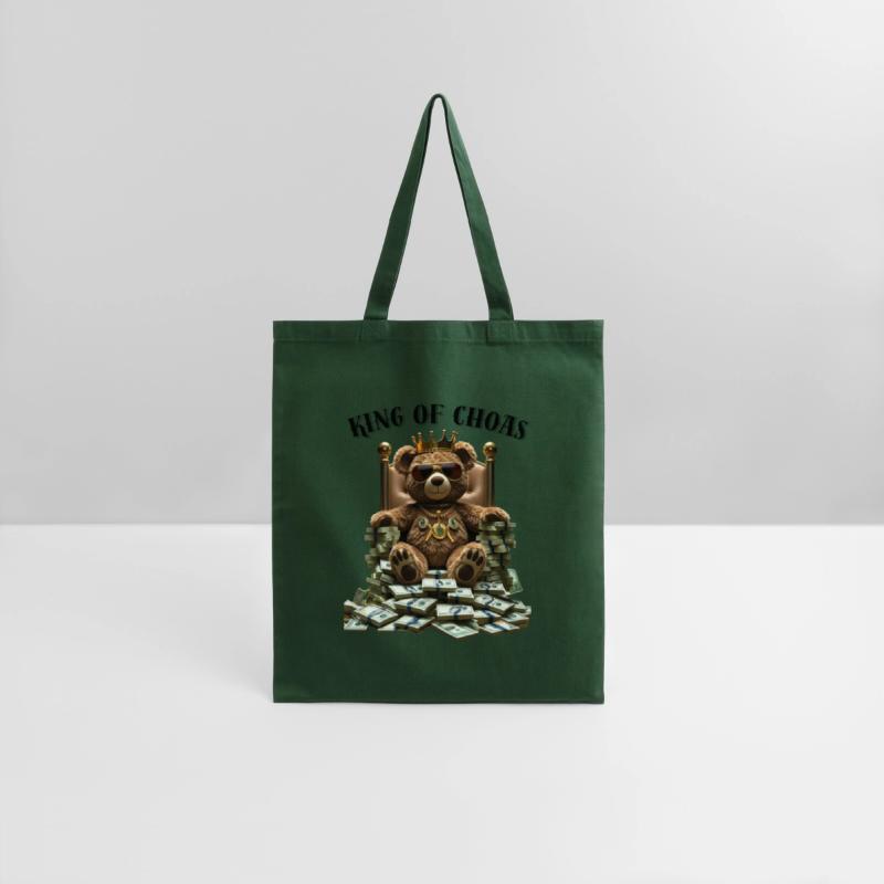 Luxurious Teddy Bear with Crown and Cash
