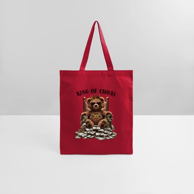 Luxurious Teddy Bear with Crown and Cash